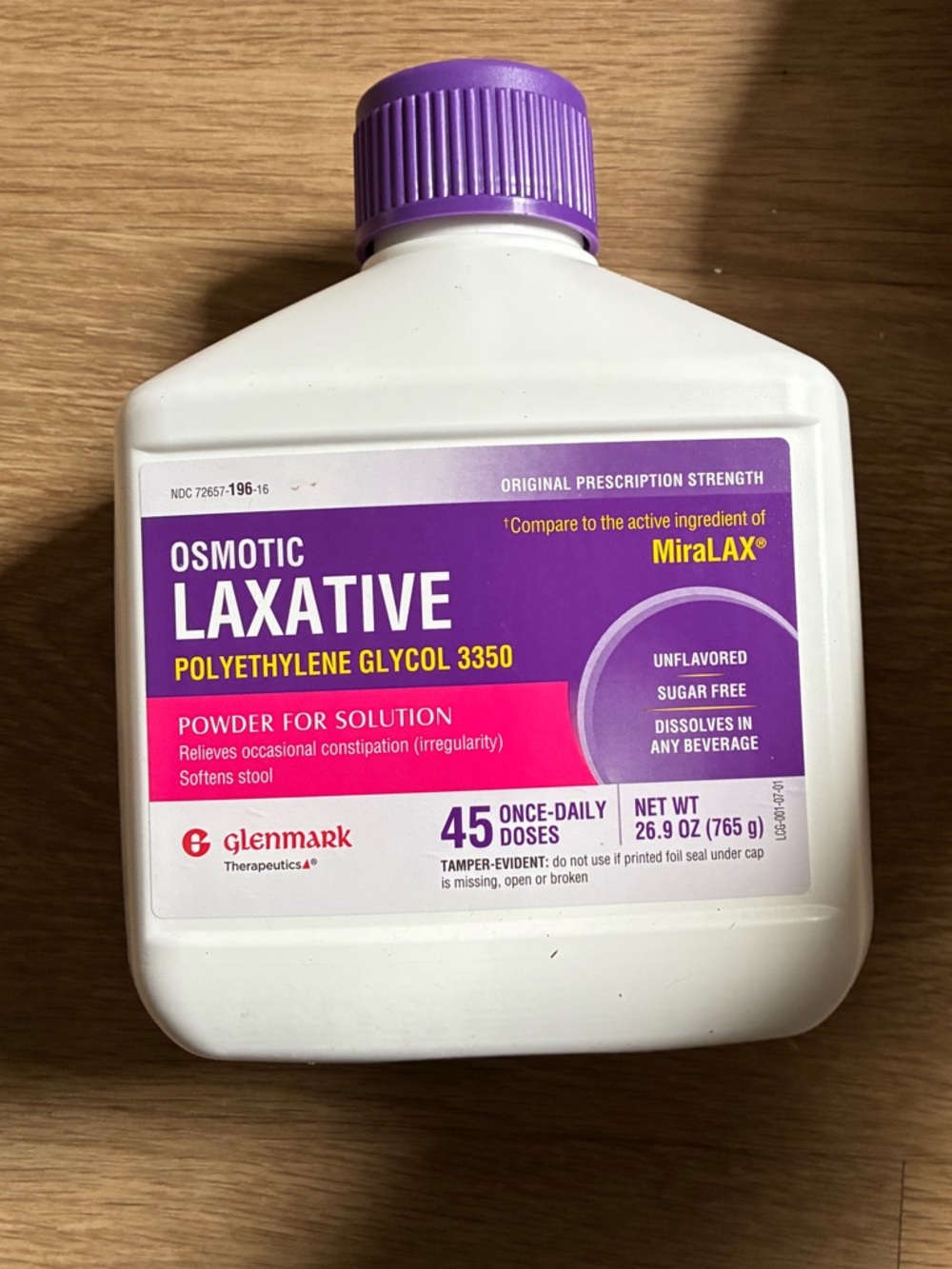 2- Bottles of Laxative Never opened!